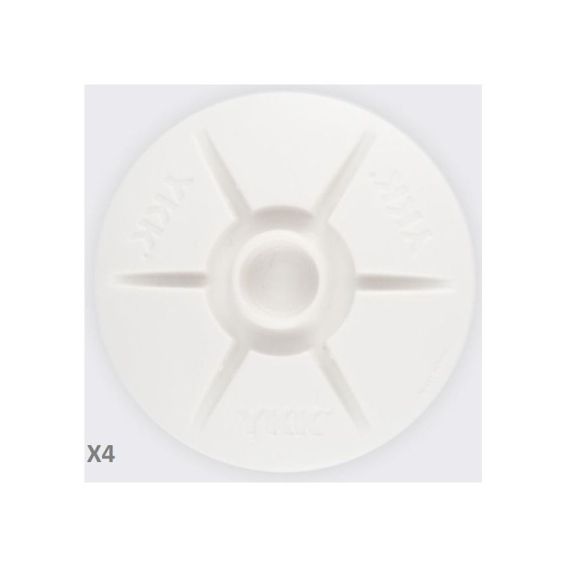YKK SNAD dôme mâle blanc Ø40 les 4