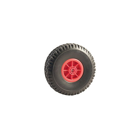 Roue gonflable avec chambre, jante rouge Ø 400 alésage 20, 1