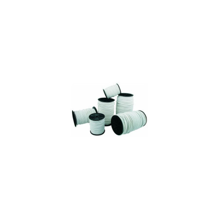 Sandow blanc Ø4mm le mètre
