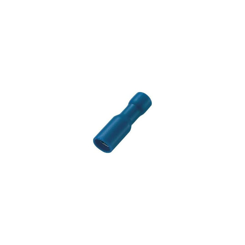 Cosses douille Ø4mm bleu femelle les 10
