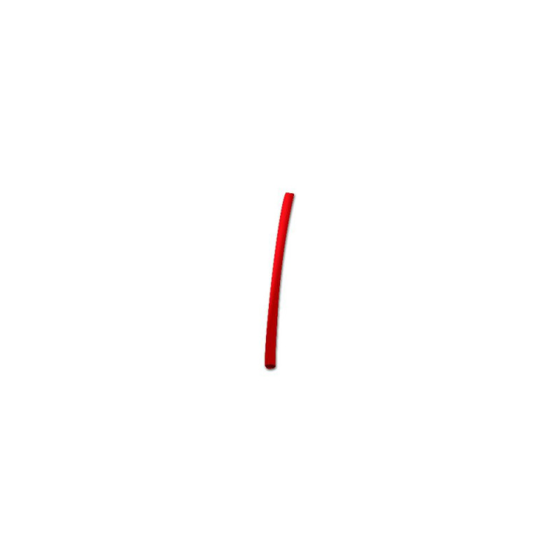 Gaines thermoretractable Ø5 rouge les 10