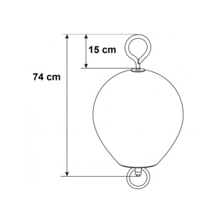 ANTAL Anneau de friction aluminium R10.07 pour cordage Ø7mm