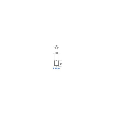 Ampoule halogène P 13,5s 4V/3,4W