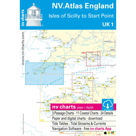 NV Charts Atlas UK îles de Scilly au phare de Star Point UK1