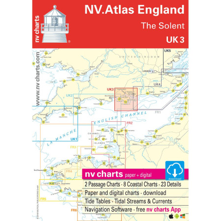 NV Charts Atlas UK The Solent UK3