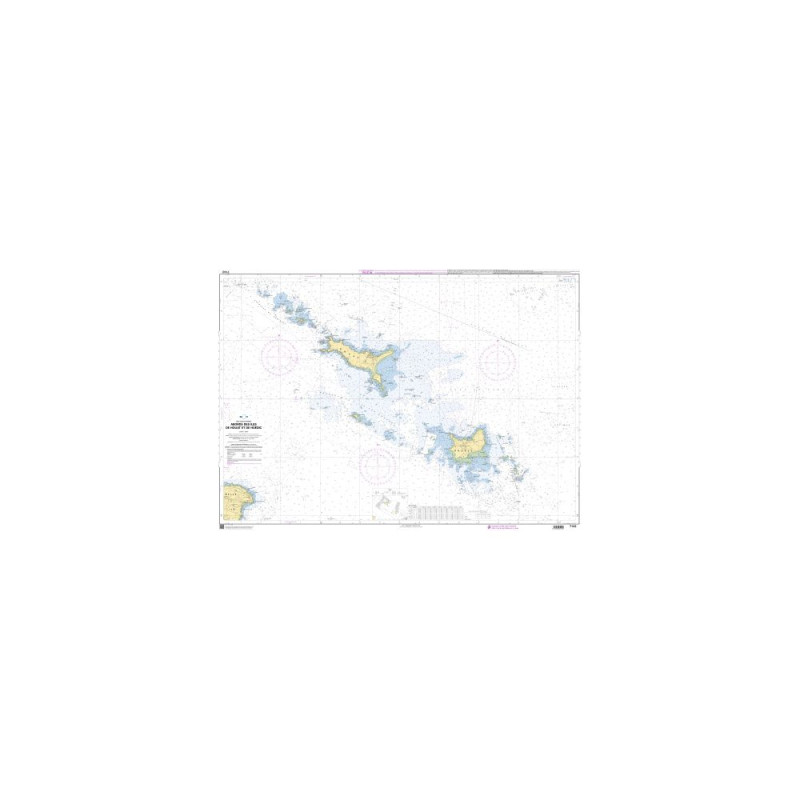 SHOM 7143 à plat abords des îles de houat et de Hoëdic