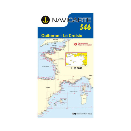 NAVICARTE Carte n°546 Quiberon - Le Croisic
