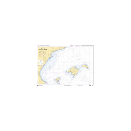 SHOM 7661 à plat de Cabo de la Nao à Barcelona et Islas Bale
