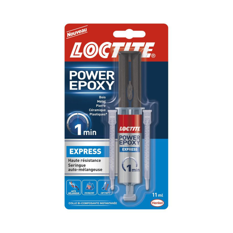 LOCTITE Colle epoxy universal transparent 1mn - 11 ml
