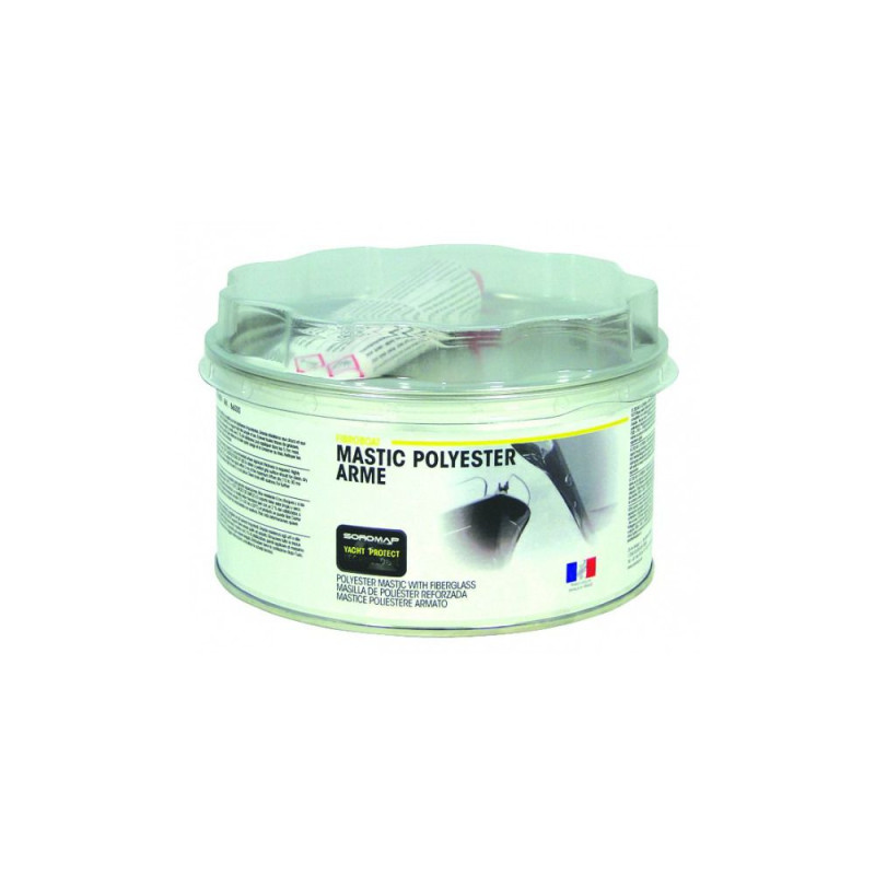 SOROMAP Mastic polyester armé Fibroboat 200g + catalyseur