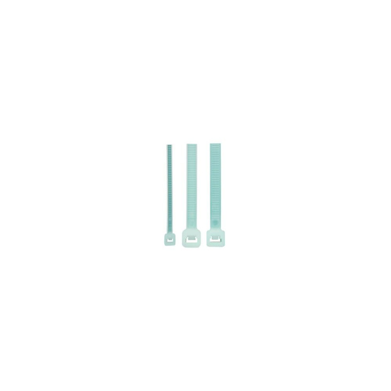Attaches rapides rilsan 200x2,5mm les 100