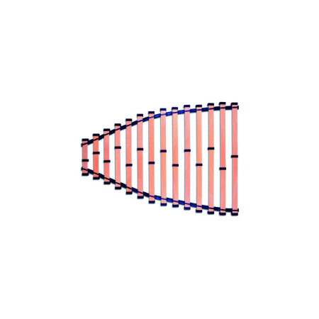 BEDFLEX Sommier à lattes 180x200cm - lattes 10mm