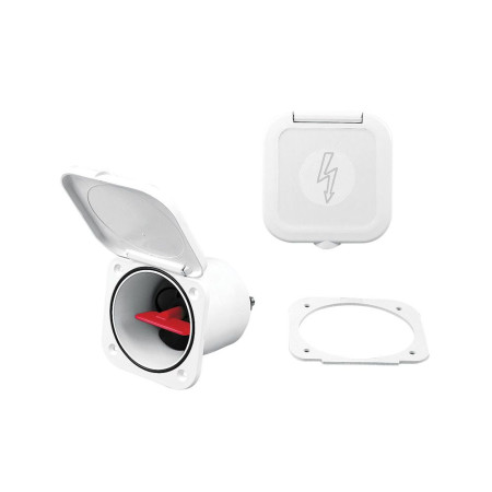 NUOVA RADE Boitier blanc avec coupe-batterie 100A