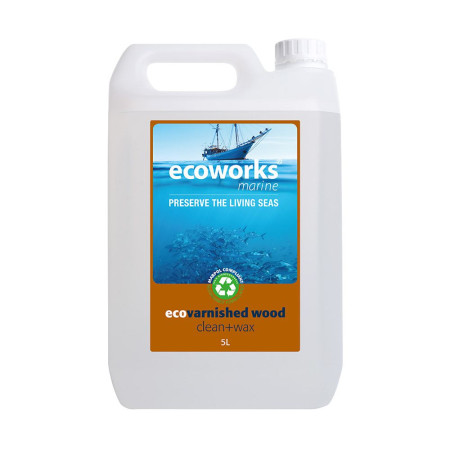 ECOWORKS MARINE Nettoyant renovateur pour bois vernis 5L