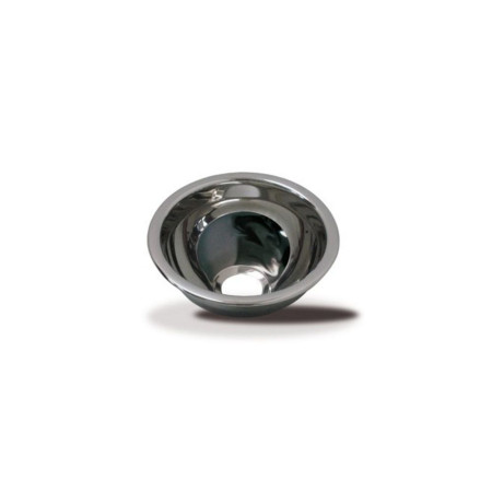 BARKA Evier hémisphérique inox poli miroir Ø200 mm H 100 mm