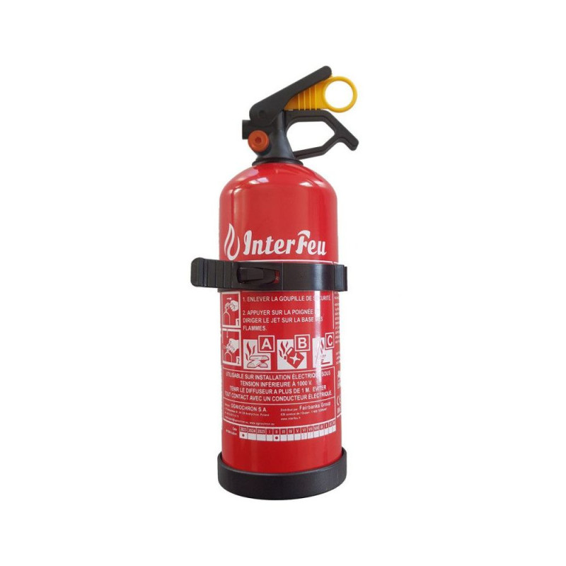 INTERFEU Extincteur ABC sans mano - 1 KG (2024)