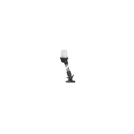 LALIZAS Feu tout horizon noir sur hampe rabattable 64cm