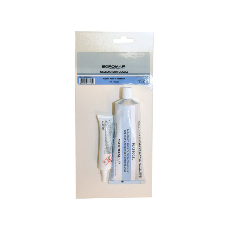 SOROMAP Gelcoat tube 75mL gris + catalyseur