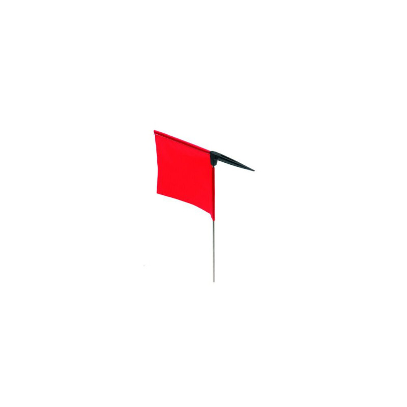 HOLT Girouette à pavillon 140 x 120 mm hauteur 405mm rouge
