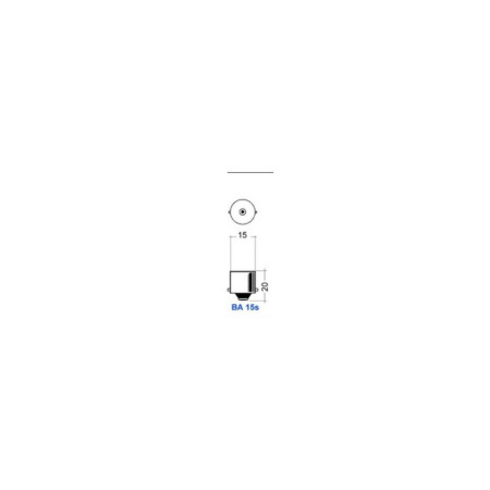 MANTAGUA Ampoule LED BA15S blanc neutre dif. 360°