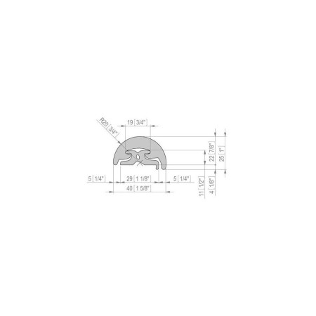 TESSILMARE Radial base 40mm (24m)