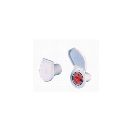 NUOVA RADE Nâble essence Ø38mm plastique blanc avec cache