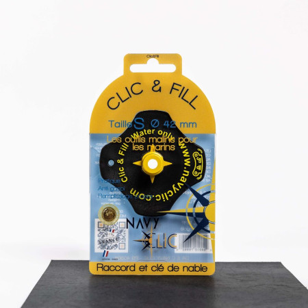NAVY CLICK RACCORD DE NABLE CLIC & FILL taille S