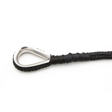 Amarre Polyester ø15mm avec amort. boucle 1,6m et cosse inox