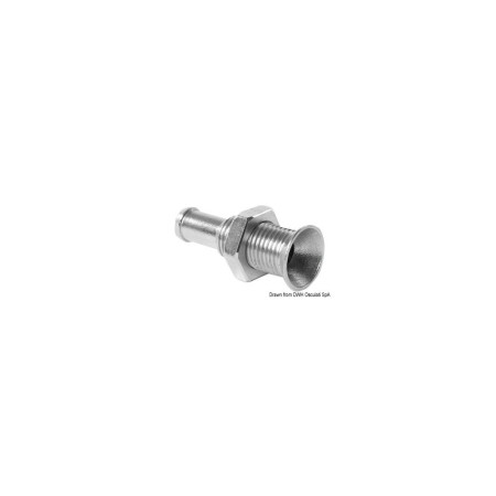 OSCULATI Mini passe-coque AISI 316 au ras 1/4''