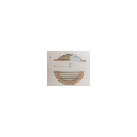 GUIDI Crépine ronde percée Ø60mm VRAC
