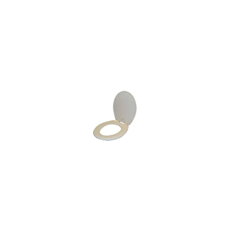 JABSCO Abattant cuvette compacte bois avec charnières
