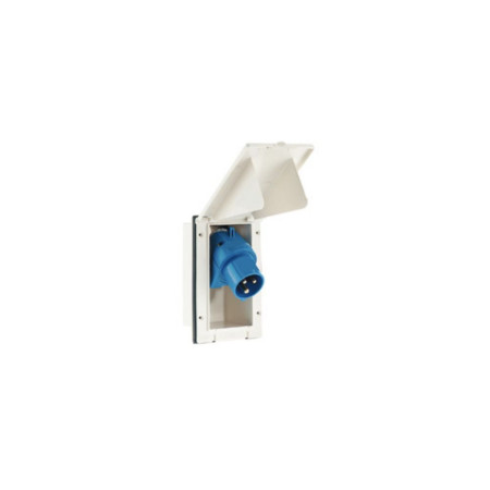 BALS Socle encastrable P17 mâle 230V-16A 2P+T - VRAC -