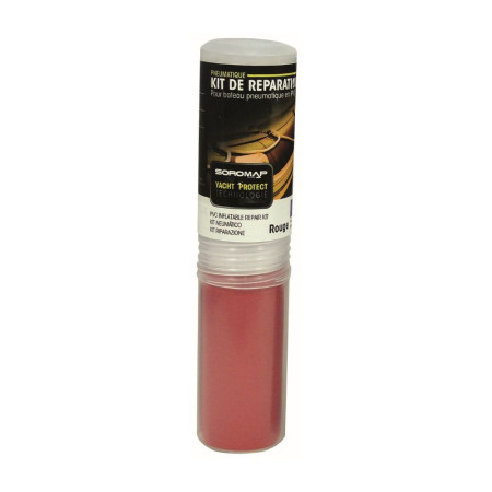 Kit de réparation pneumatique PVC rouge