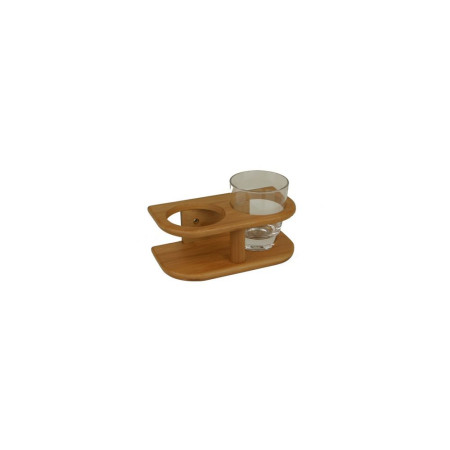 BAMBOO MARINE Support 2 verres Ø77mm