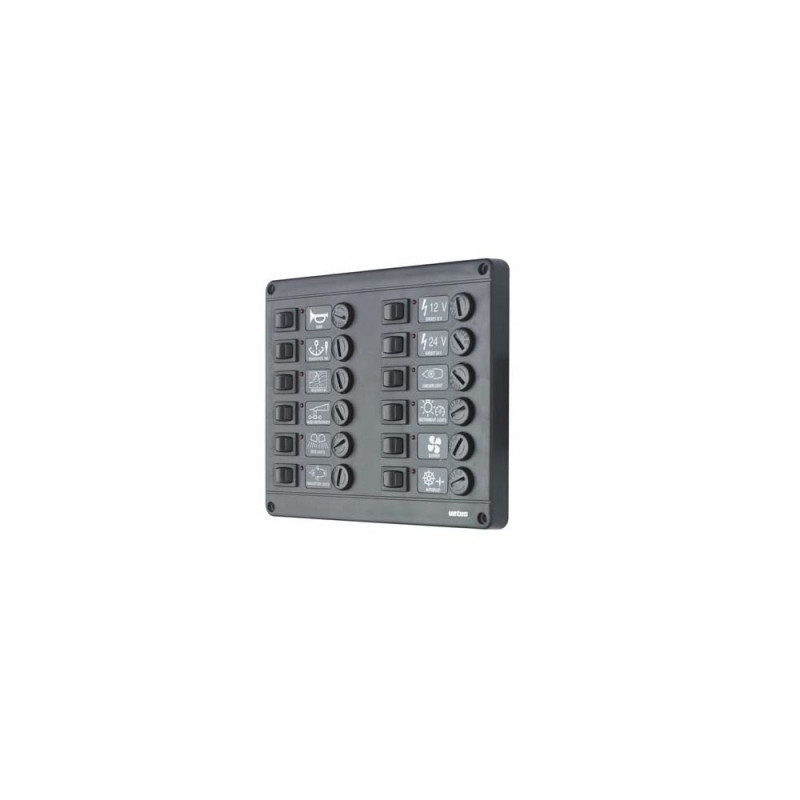 VETUS Tableau électrique P12 avec 12 postes