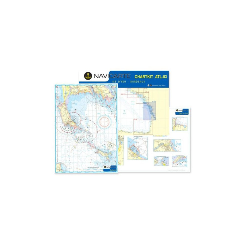 NAVICARTE Carte plastifiée Ile de groix