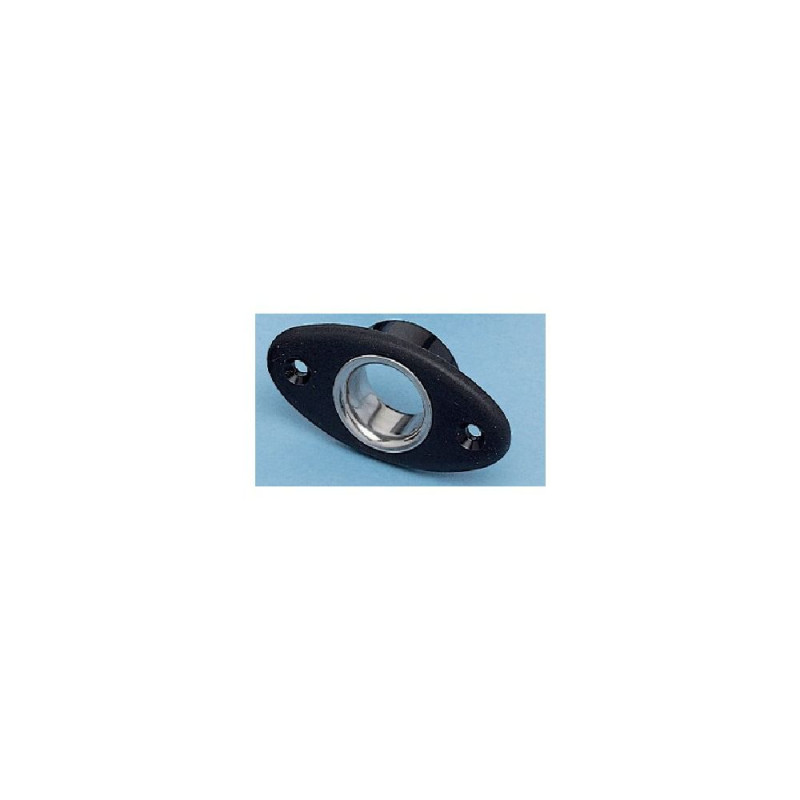 RWO Ecubier bagué rond 14mm noir