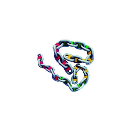 OSCULATI Marqueur de chaine Ø10mm blanc - 8 pièces