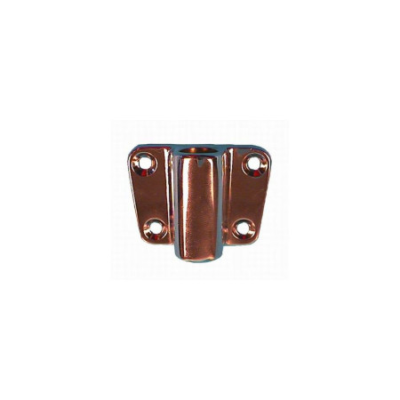 FORESTI Support laiton chromé dame de nage Ø14 - 50x38mm