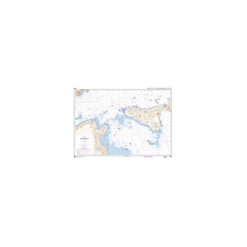 SHOM 7397 carte à plat Rade de Brest - Anse du Fret-Anse