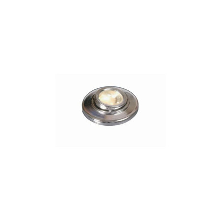 Spot orientable à  leds 12v/10w - rond - boitier chromé