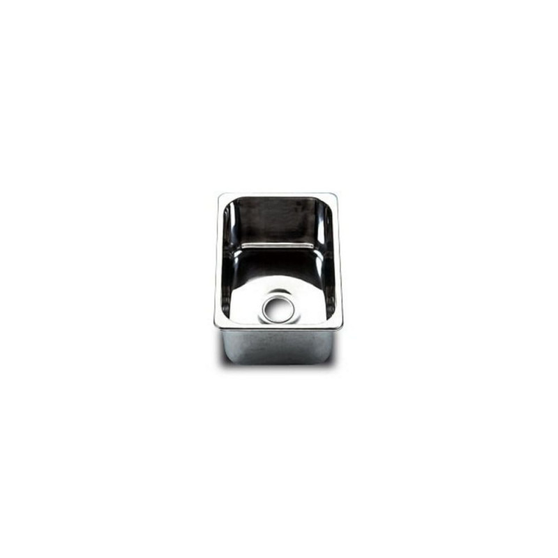 BARKA Evier rectangulaire inox poli miroir 300 x 230 x 150 m