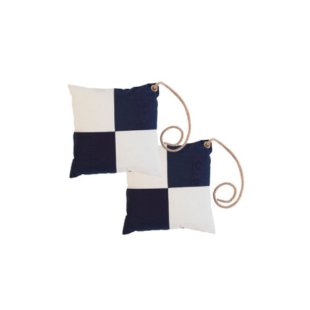 MARINE BUSINESS Lot de 2 coussins WATERPROOF BLEU/BLANC