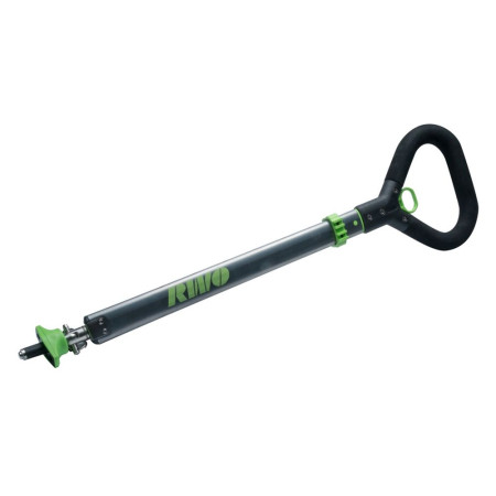 RWO Stick Alu noir à poignée téléscopique 55/80cm avec rotul