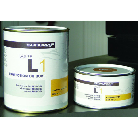 SOROMAP Lasure marine l1 noyer 0.250l