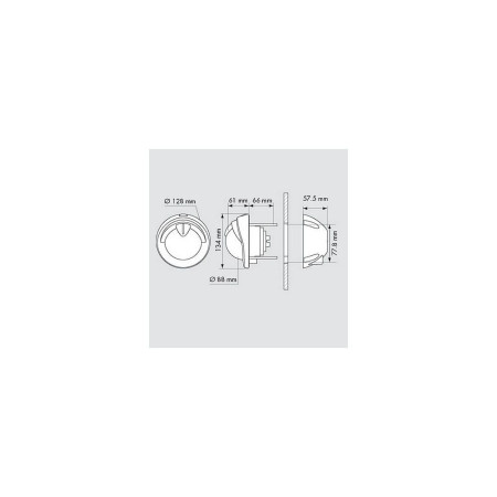 PLASTIMO COMPAS MINI CONTEST2 BLC ROSE CONIQ Z/A