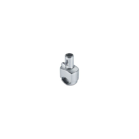FORESTI Support balcon laiton chromé pour hampe Ø20mm