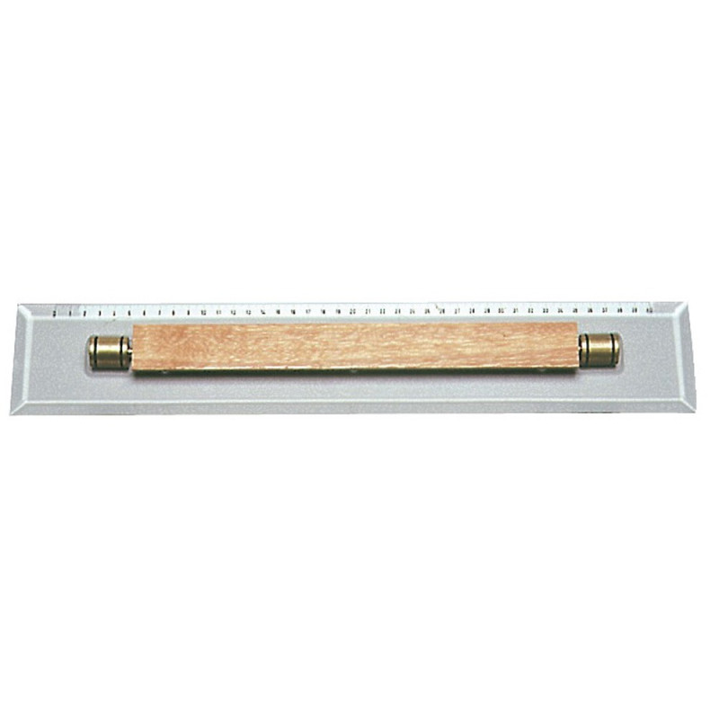 Réglette parallèle millimétrée en plexiglas - 450 mm²