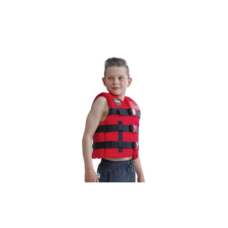 JOBE Gilet de sauvetage rouge - enfant 30-40kg