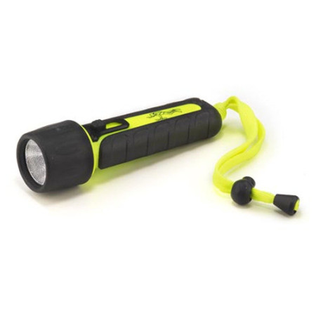 Lampe torche étanche antichoc LED - 4 piles AA